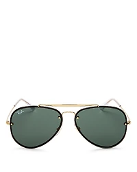 Ray-Ban Blaze Aviator Sunglasses, 61mm