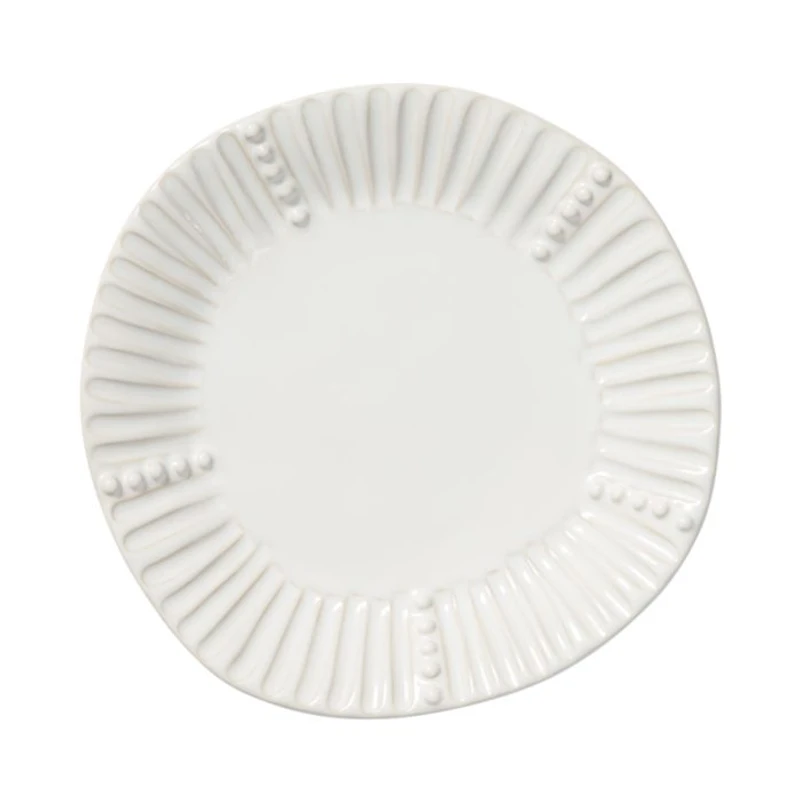Incanto Stone Aqua Stripe Salad Plate