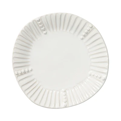 Vietri Incanto Stone Aqua Stripe Salad Plate