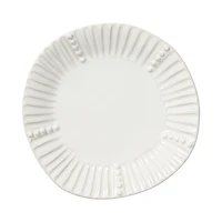 Vietri Incanto Stone Aqua Stripe Salad Plate