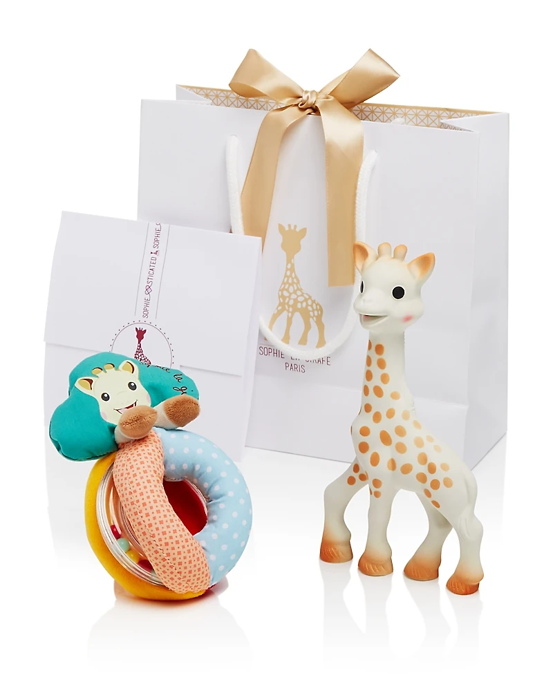 Sophie la Girafe Sophisticated Set with Sophie la Girafe & Rattle - Ages 0+