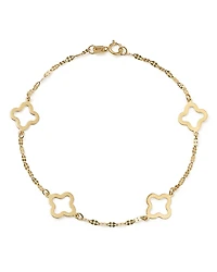 Bloomingdale's Fine Collection Quatrefoil Station Bracelet