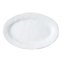 Juliska Quotidien White Truffle Medium Oval Platter