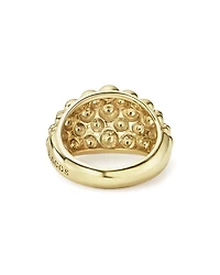 Caviar Gold Collection 18K Gold Domed Ring
