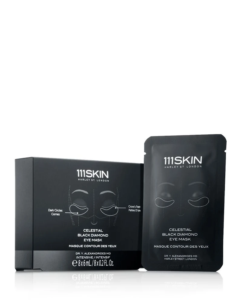 Celestial Black Diamond Eye Mask Box, 8 Piece