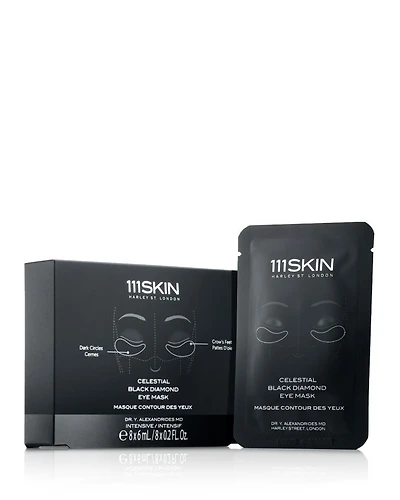 Celestial Black Diamond Eye Mask Box, 8 Piece