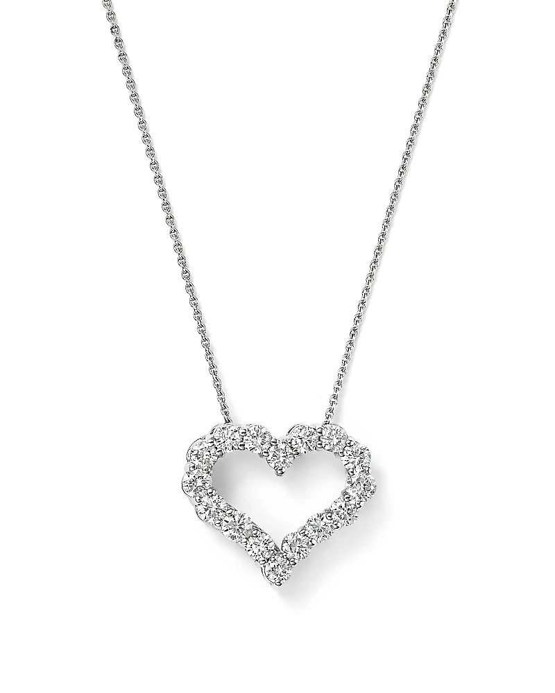 Diamond Heart Pendant Necklace