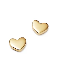 Moon & Meadow Heart Stud Earrings