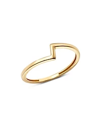 Asymmetric Band Ring in 14K Yellow Gold - Exclusive