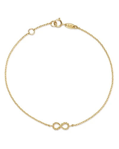 Infinity Bracelet in 14K Yellow Gold - Exclusive