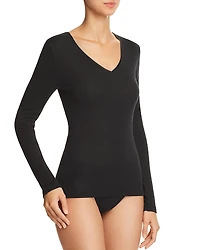 Hanro Woolen Silk Basic Long Sleeve Shirt