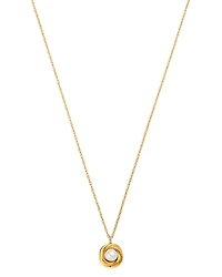 Bloomingdale's Fine Collection Cultured Freshwater Pearl Knot Pendant Necklace