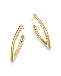 Bloomingdale's Fine Collection V-Shape Hoop Earrings
