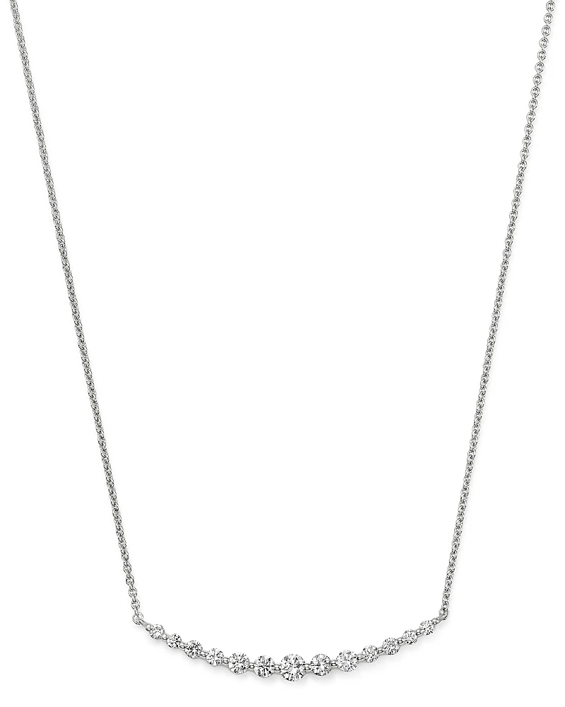 Bloomingdale's Fine Collection Diamond Bar Necklace