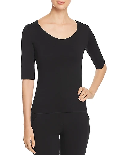 Emporio Armani Soft Scoop Neck Tee