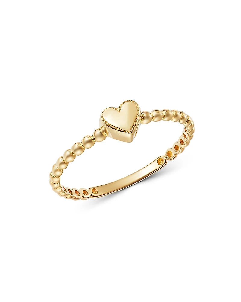 Moon & Meadow 14K Yellow Gold Heart Ring - Exclusive