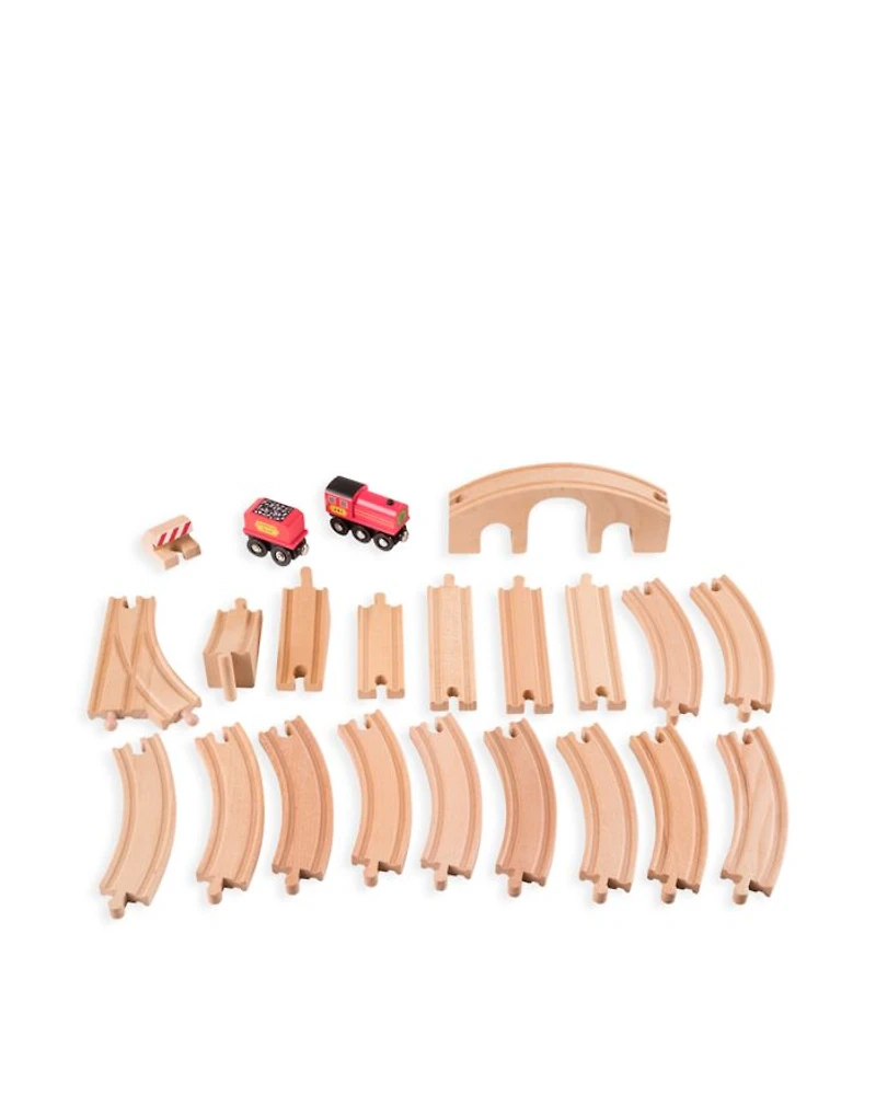 Wooden Figure-8 Train Set - Ages 3+