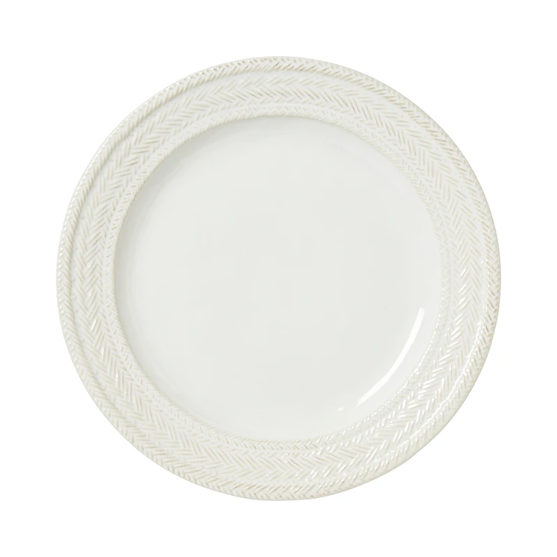Juliska Le Panier Whitewash Dinner Plate