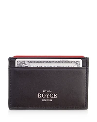 Royce New York Leather Rfid-Blocking Executive Slim Credit Card Case