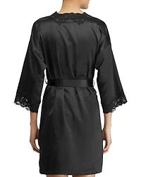 Signature Collection Satin Wrap Robe