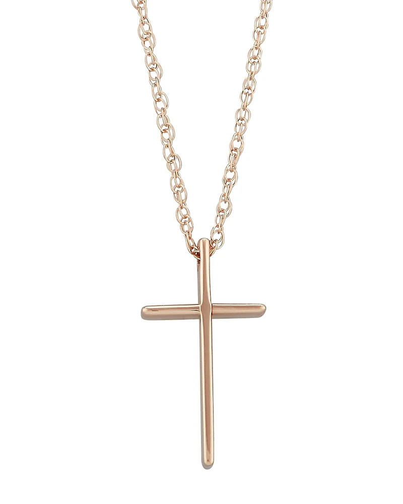 Bloomingdale's Fine Collection Cross Pendant Necklace