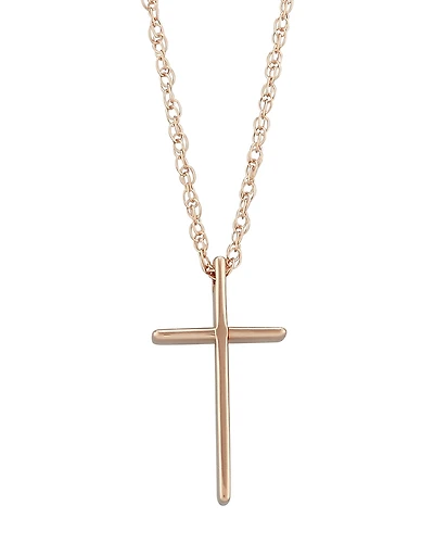 Bloomingdale's Fine Collection Cross Pendant Necklace