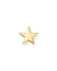 14K Yellow Gold Single Itty Bitty Star Stud Earring