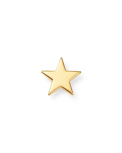 Zoe Chicco 14K Yellow Gold Single Itty Bitty Star Stud Earring