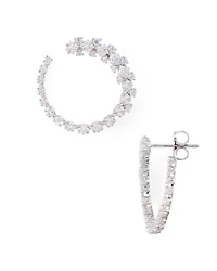 Tulle Gradient Hoop Earrings