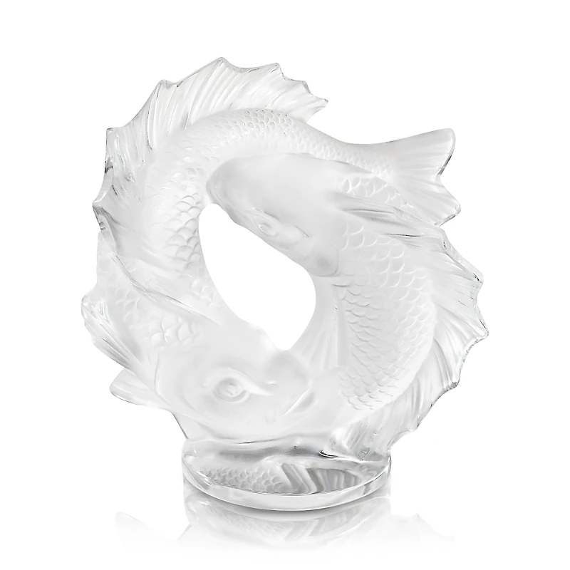 Lalique Double Fish Figure