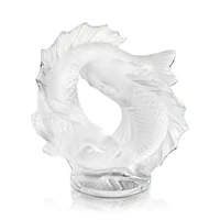 Lalique Double Fish Figure
