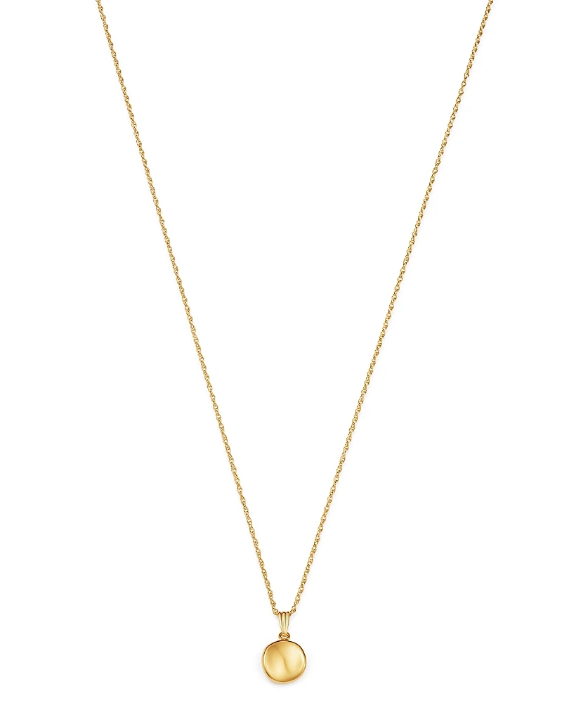 Bloomingdale's Fine Collection Disc Pendant Necklace