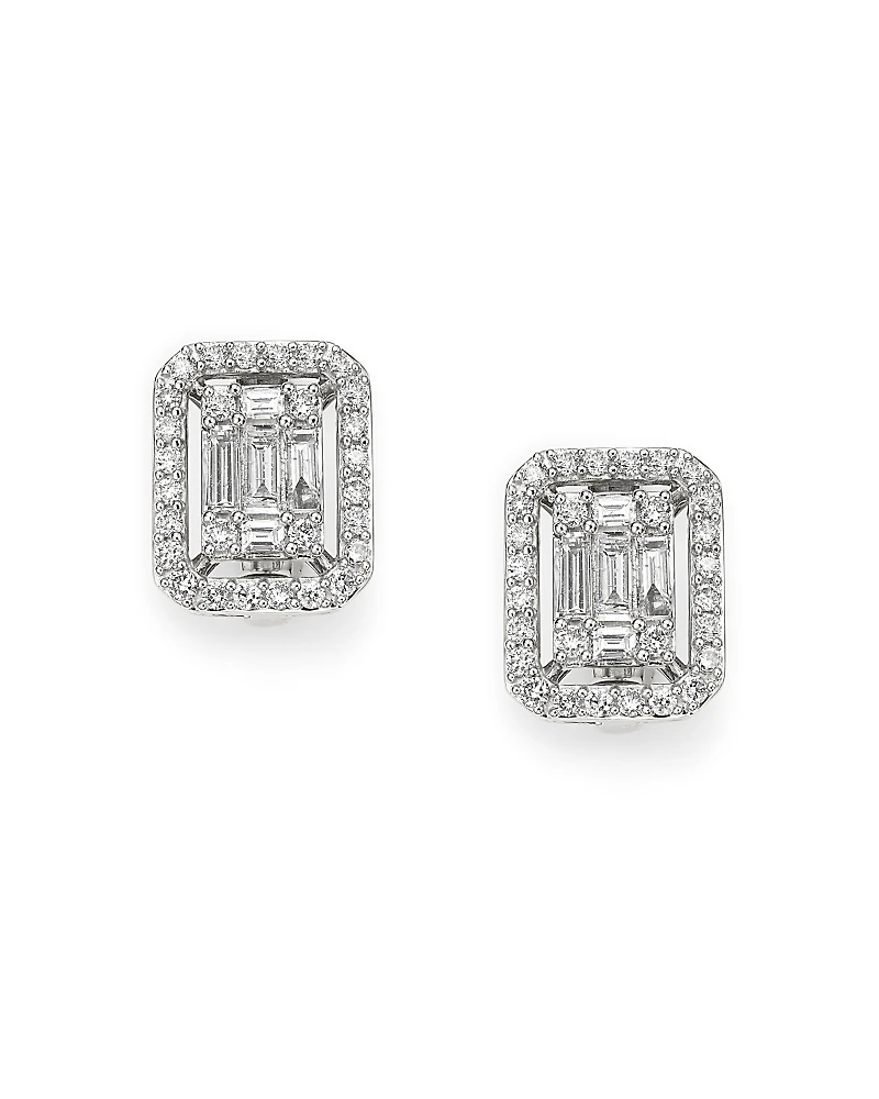 Bloomingdale's Fine Collection Diamond Mosaic Earrings