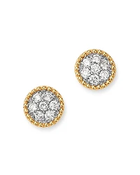 Bloomingdale's Fine Collection Cluster Diamond Milgrain Stud Earrings