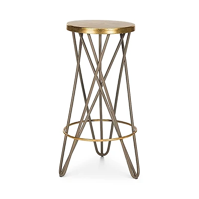 Safavieh Lorna Gold Leaf Barstool