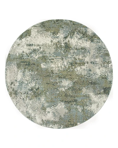 Oriental Weavers Evolution 8039E Round Rug, 7'10 x 7'10