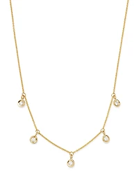 Roberto Coin 18K Gold Diamonds By The Inch Dangling Droplet Necklace