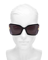 Gia Butterfly Sunglasses, 63mm