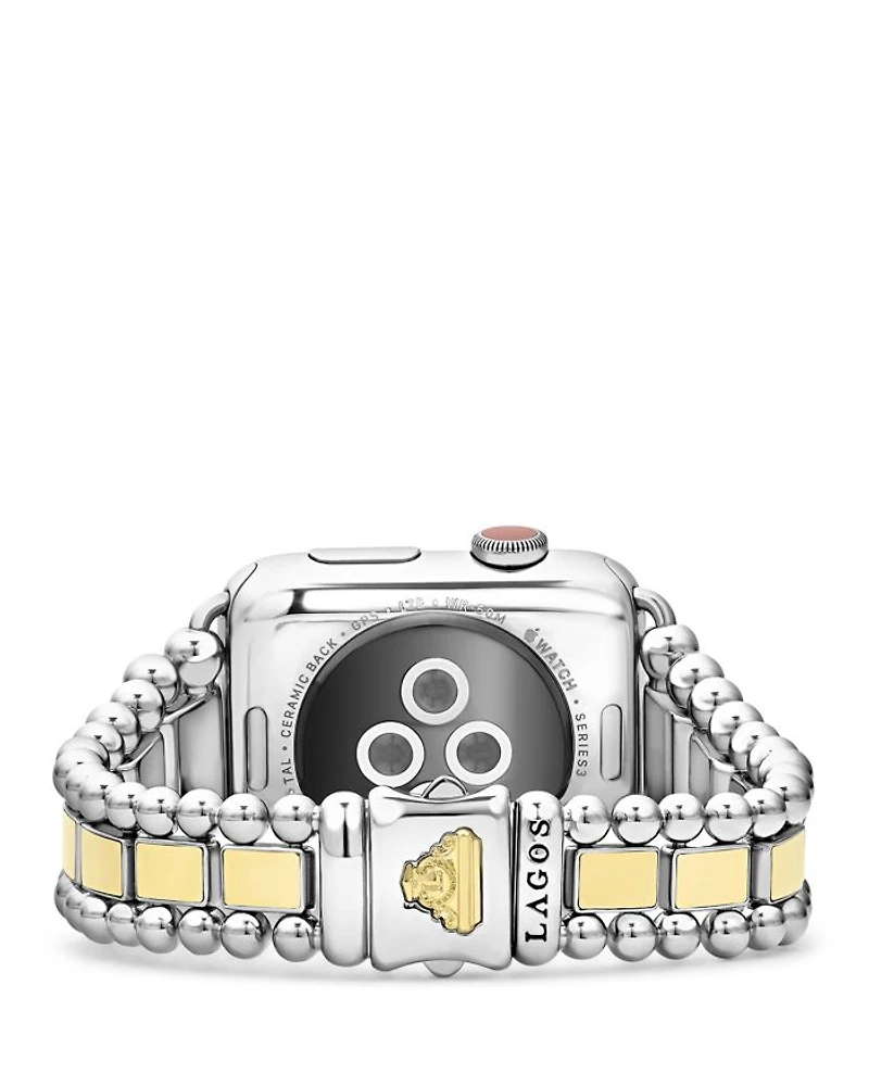 Smart Caviar Stainless Steel 18K Gold Apple™ Watch Bracelet