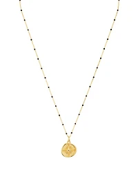 North Star Pendant Necklace in 18K Gold-Plated Sterling Silver, 16"-18"