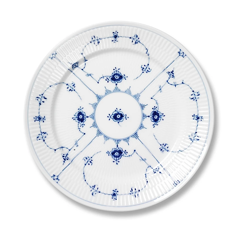 Royal Copenhagen Blue Fluted Plain Salad Plate, 7.5