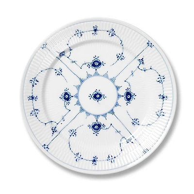 Royal Copenhagen Blue Fluted Plain Salad Plate, 7.5
