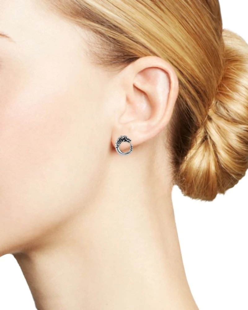 Sterling Silver Legends Naga Stud Earrings