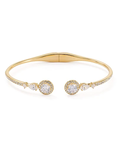 Pavé-Detail Hinge Bracelet