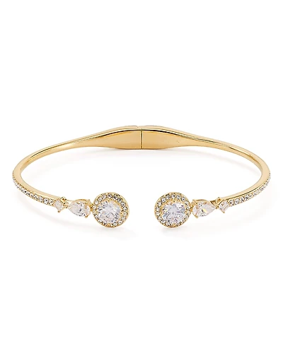 Nadri Pave Detail Hinge Bracelet