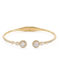 Nadri Pave Detail Hinge Bracelet