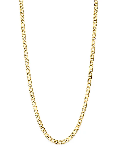 Bloomingdale's Fine Collection 14K Yellow Gold Solid Curb Chain Necklace, 20