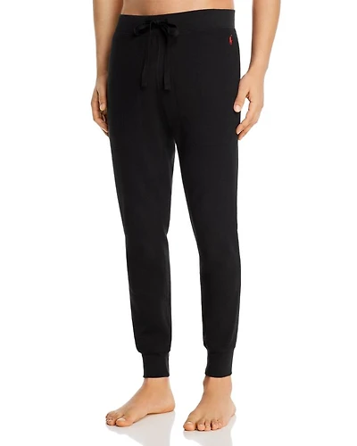 Waffle Texture Pajama Jogger Pants