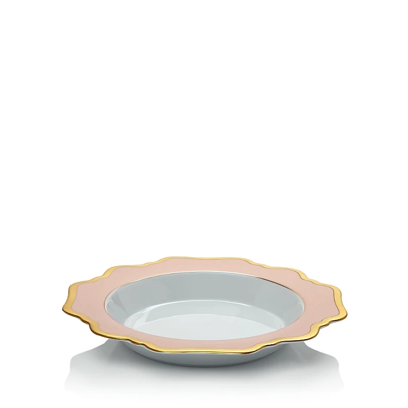 Anna Weatherley Anna's Palette Dusty Rose Soup/Pasta Bowl