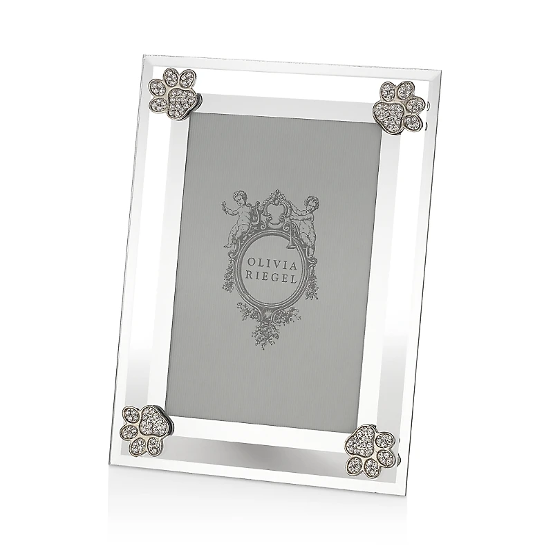 Olivia Riegel Paw Print Frame, 4 x 6